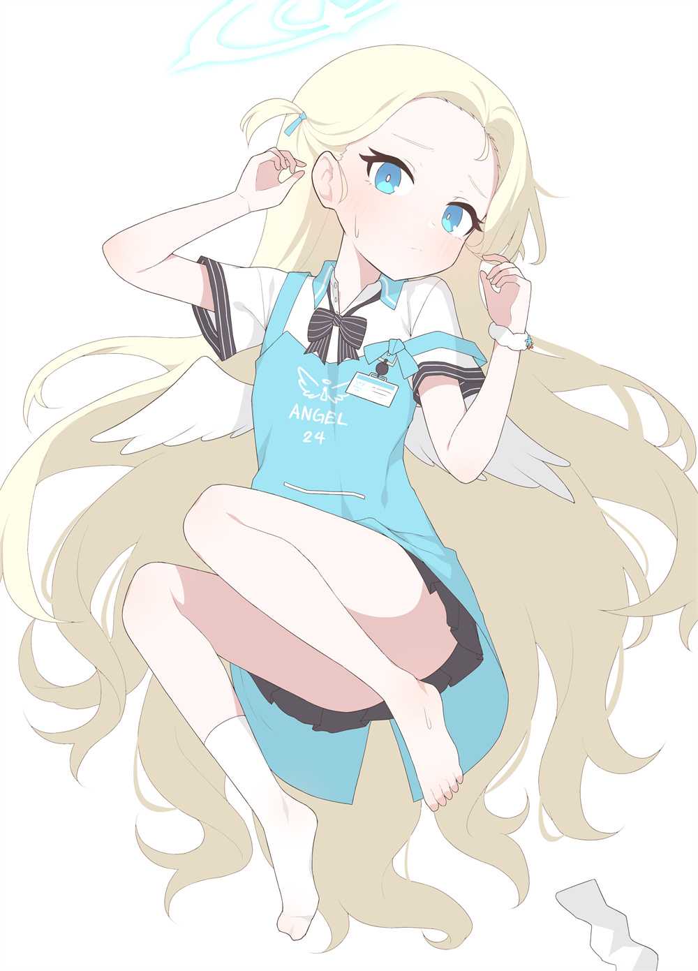 【P站画师】泳装少女 碧蓝档案全家桶 韩国插画师hagoonha的美图壁纸作品推荐