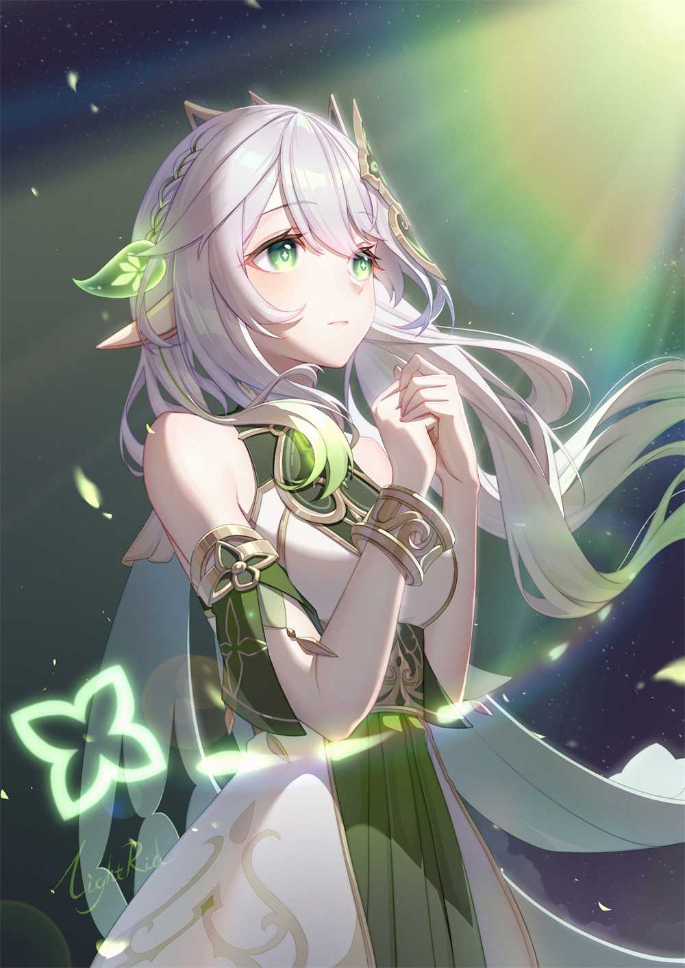 【P站画师】申鹤 妮露 原神全家桶 日本插画师LightRia的美图壁纸作品推荐
