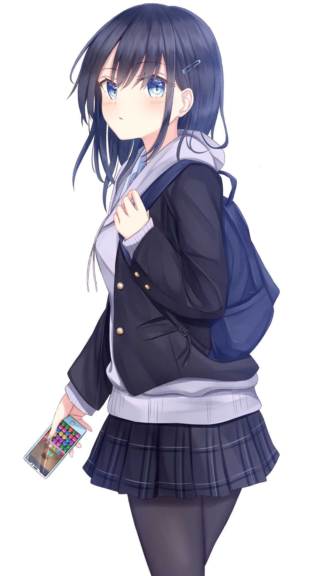 【P站画师】水手服少女，小清新插画 日本插画师千道センリ的美图壁纸作品推荐