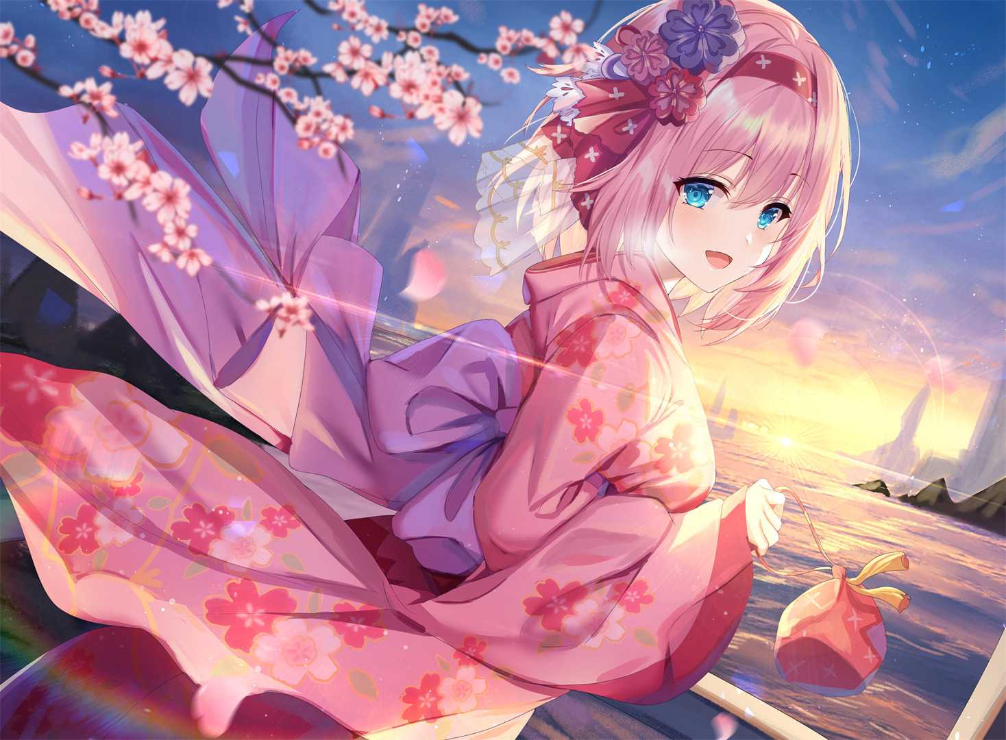 【P站画师】屑狐狸  MIKU 椰羊甘雨 中国插画师山桂贰的美图作品推荐