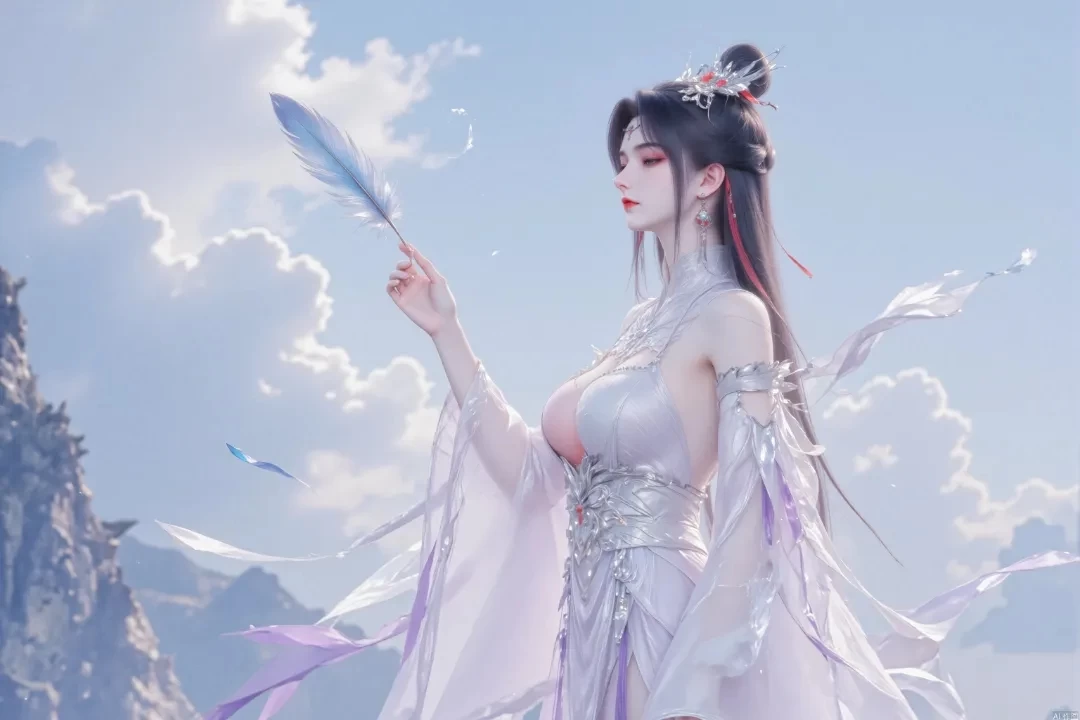 萧炎女儿-原图直出，自信放光芒。