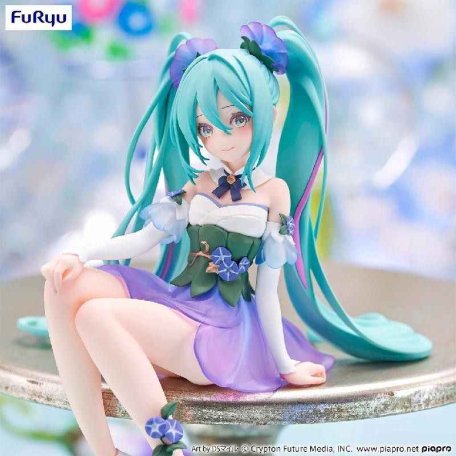 初音未来牵牛花仙子初音手办动漫二次元周边泡面压机箱摆件礼